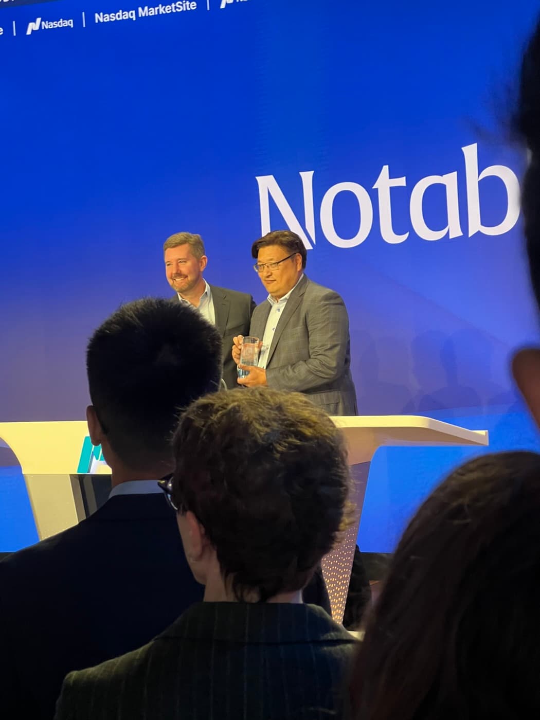 Notable Capital on stage at Nasdaq